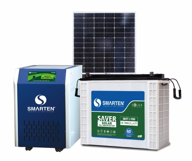Solar Off Grid Combo | Superb 5500, Saver battery 220AH (4 N), Solar Panel 335 W poly (2 N)